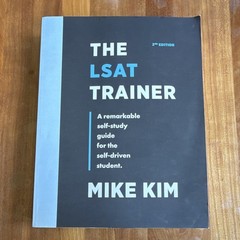 The LSAT Trainer 2nd Edition Self-Study Study Guide Book by Mike Kim