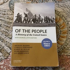 Of the People: A History of the United States Volume II Since 1865 – Fifth Ed