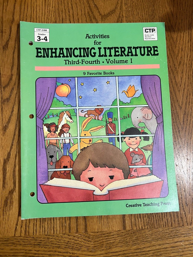 Activities for Enhancing Literature Grade 3-4 Creative Teaching Press