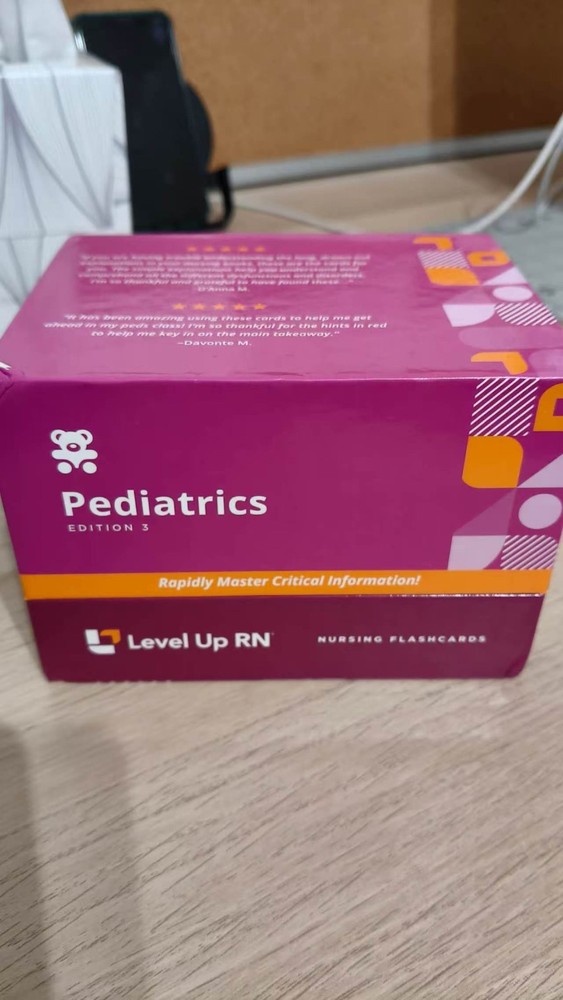 Level Up RN Pediatrics Edition 3 Nursing Flashcards