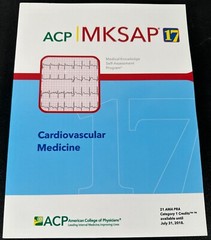 ACP MKSAP (R) 17 Cardiovascular Medicine Medical Book ISBN: 978-1938245190