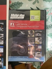 MotorAge F1 ASE LightVehicle Compressed Natural Gas Test Prep Study Guide W/ DVD