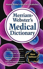 Merriam-Webster’s Medical – Paperback, by Merriam-Webster – Very Good