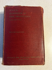 Book used N.F.P.A. Handbook of Fire Protection, Tenth Edition