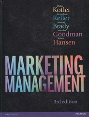 Marketing Management – Hardcover, by Kotler Philip; Keller Kevin – Very Good j