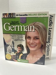 Instant Immersion German Deluxe Edition 10-Cassette Box Set Beginner-Advanced