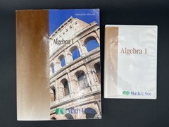 Math U See Algebra 1 Instruction Manual & DVD Set 2009