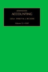 Advances In Accounting, Volume 15
