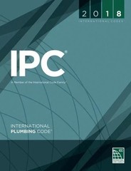 IPC 2018 International Plumbing Code 2018 By ICC Paperback Free Shipping