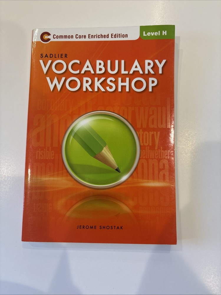 Sadlier Vocabulary Workshop Enriched Edition Level H By Jerome Shostak 