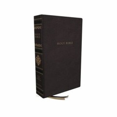 KJV, Personal Size Reference Bible, Sovereign Collection, Genuine Leather, Black