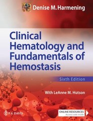Clinical Hematology and Fundamentals of Hemostasis Hardcover