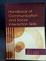 Handbook of Communication and Social Interaction… Greene LEA 2003 SC VG 251027