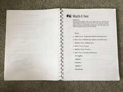 Math-U-See Epsilon Teacher Manual Steve Demme Homeschool Curriculum
