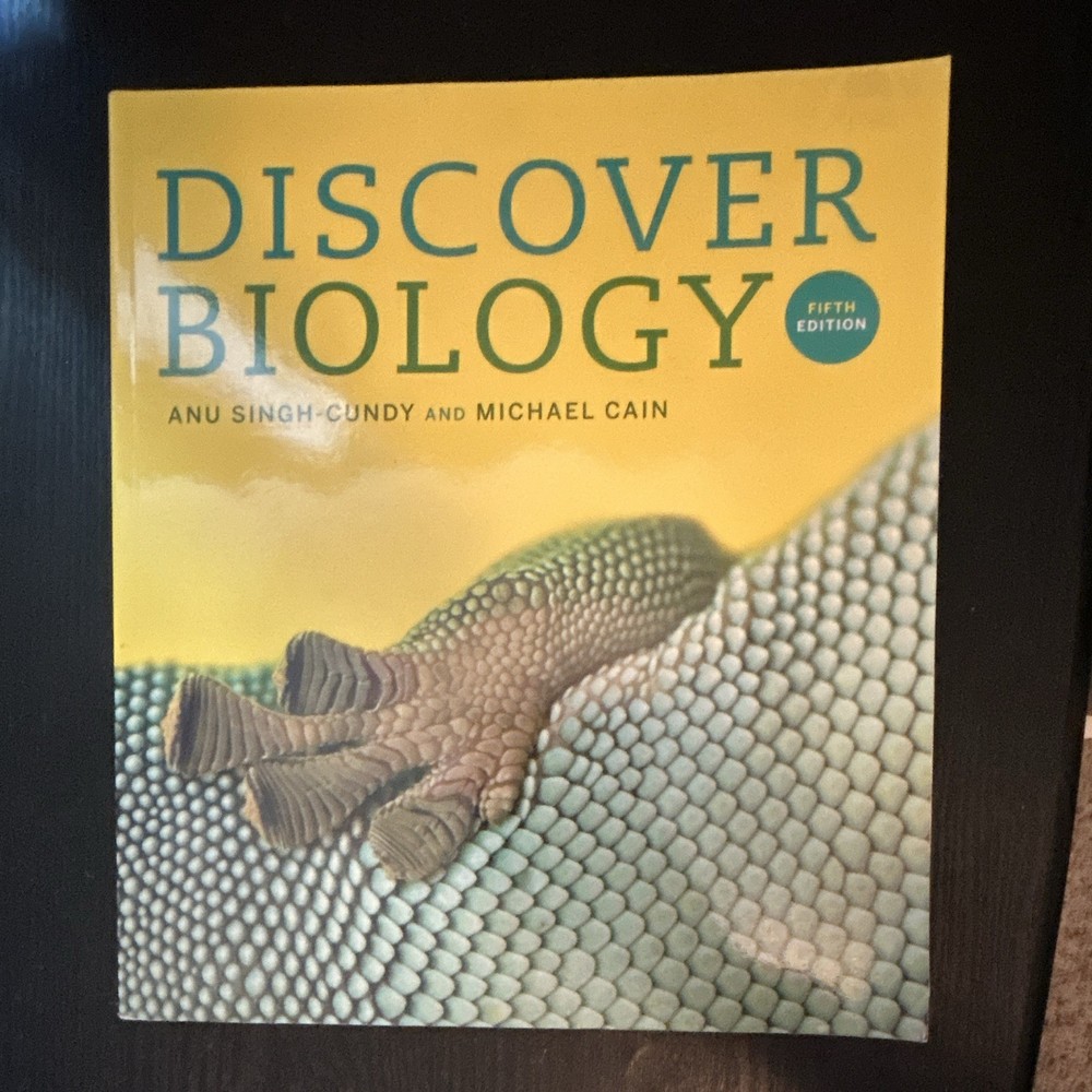 Discover Biology 5th Ed PB Textbook Anu Singh-Cundy Cain Dusheck W.W. Norton