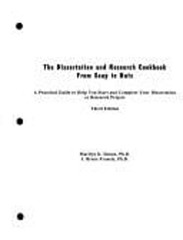 The Dissertation and Research Cookbook : From Soup to Nuts a Prac