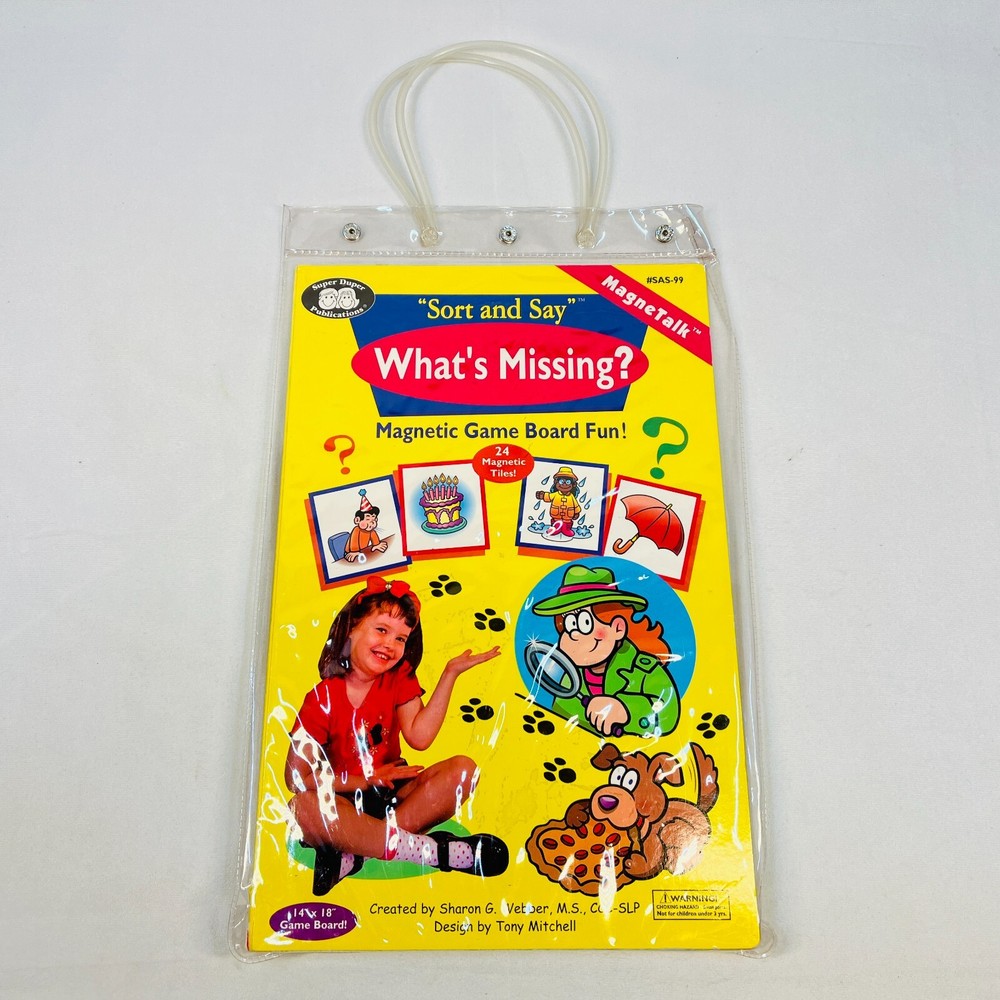 Super Duper Sort and Say What’s Missing? Magnetic Game Board (SAS-99)