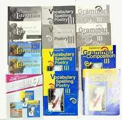 Abeka English 9 SET Grammar III Themes in Literature Vocabulary 3 (old edition)