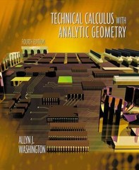 Technical Calculus With Analytic Geometry, Hardcover by Washington, Allyn J.,…
