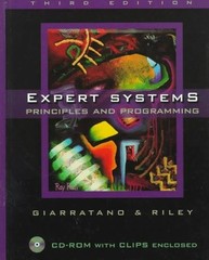 Expert Systems: Principles and Programming, Third Edition – hardcover Giarra…