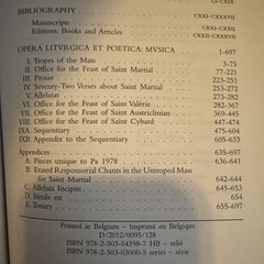 Ademarus Cabannensis Opera Liturgica Et Poetica – Corpus Christianorum 245 – NEW