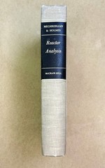 VTG 1960 Reactor Analytics by Meghreblian & Holmes (Oak Ridge) HC 1st VG+