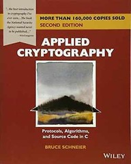 Applied Cryptography: Protocols, – Paperback, by Schneier Bruce – Good