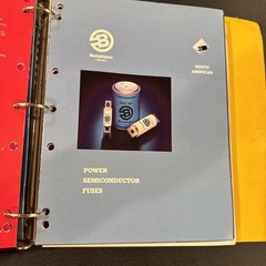 Bussmann 3-Ring Binder Technical Reference 13 Manuals. Electrical Fuses switches