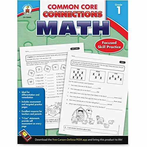 Carson Dellosa | Common Core Connections Math Workbook – Paperback – Acceptable