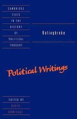 Bolingbroke: Political – Paperback, by Bolingbroke Henry; Armitage – Very Good
