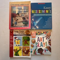 Preschool Teacher Resource Lot Curriculum Assessments Fingerplays Art Play Book
