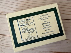 100 Latin & Greek Roots Flashcards; English From The Roots Up Vol 1; Lundquist
