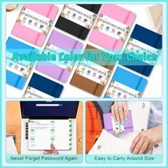 Password Keeper Book – Internet Password Book with Alphabetical Tabs, Purple