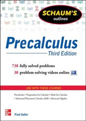Schaum’s Outline of Precalculus, 3rd Edition: 738 Solved Problems + 30 Video…