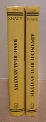 Cornerstones Basic/Advanced Real Analysis 2 Vol Set – 2005, HC