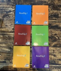BJU PRESS READING 1 BOOK SET OF 6 (3rd Edition) LIKE NEW!