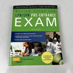 Review Guide for LPN/LVN Pre-Entrance Exam: . (National League for Nursing S…