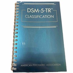 DSM-5-TR™ Classification by American Psychiatric Association Spiral bound Book