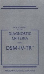 Desk Reference to Diagnostic Criteria from DSM 4; D- spiral-bound, 9780890420270
