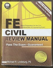 FE Civil Review Manual by Michael R. Lindeburg (2014 Paperback) – GOOD