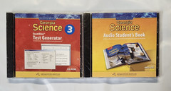 Georgia Science Grade 3 Lot of 2 ExamView Test Generator + Student Audio Book N