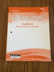 Avancemos! Cuaderno Practica Pot Niveles Spanish 1 Paperback Houghton Mifflin