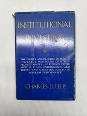 Institutional Investing Hardback Book By Charles Ellis Investing Large Portfolio