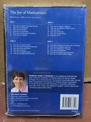 The Great Courses The Joy of Mathematics Guidebook Arthur Benjamin -New Sealed