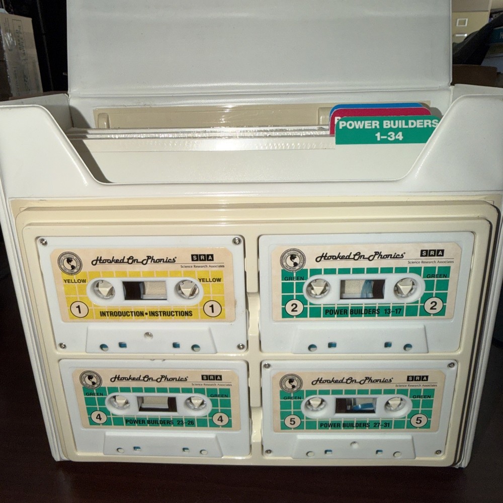 Hooked On Phonics 1992 Your Reading Power Complete Set cassette