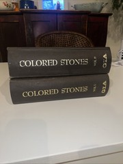 GIA Colored Stones vol I And II. Books gemological institute of America 1979