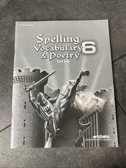 Abeka 6th Grade Reading & Spelling & Vocabulary Student & Teacher Bundle