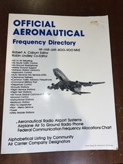 Official Aeronautical Frequency Directory By Robert Coburn & Robin Kindly