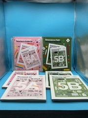 Dimensions Math Grade 5th Grade Set. Student Text, Workbook, Teacher’s Guides