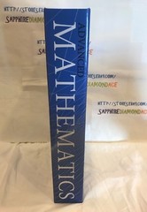 ADVANCED MATHEMATICS BOOK FAUX PROP. 18”X11” WEIGHS ONLY 13 OUNCES! USED.